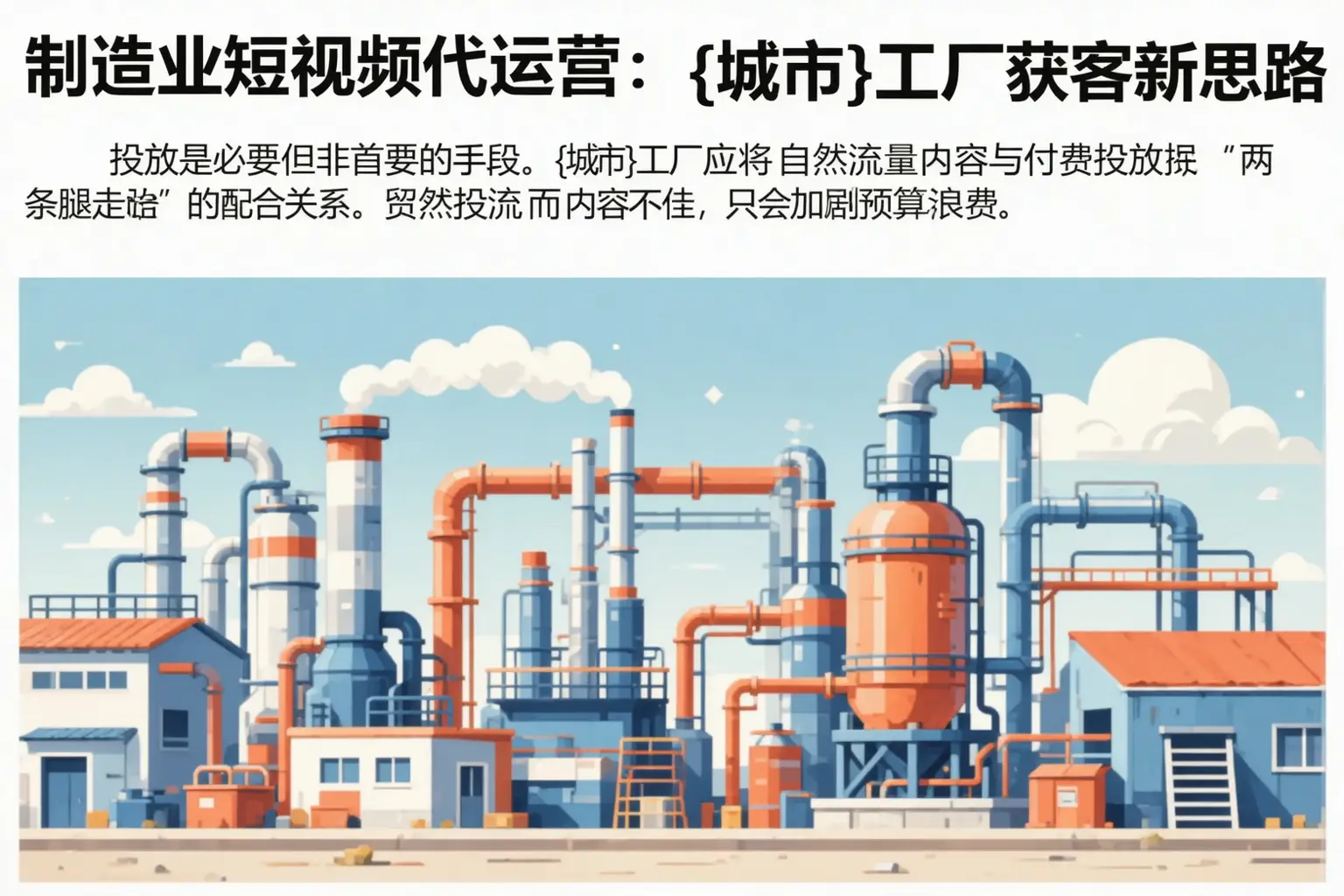制造业短视频代运营:田东工厂获客新思路